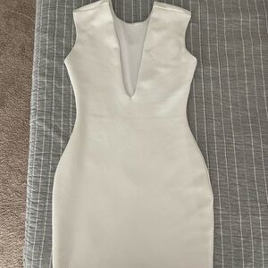 White Bec+Bridge bodycon mini dress size 4
